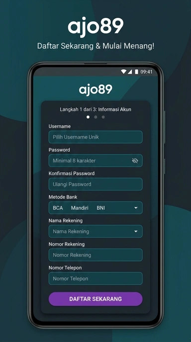 Buat Akun Baru ajo89 Mudah untuk Pengguna Android