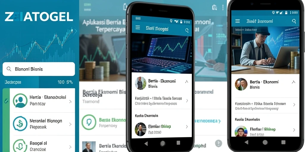 Antarmuka ZIATOGEL yang menarik dan informatif.
